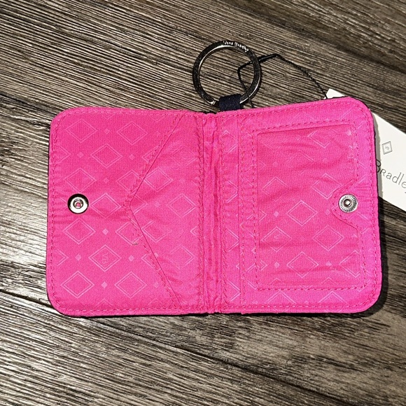 Vera Bradley Keychain Wallet ￼Famingos - Picture 3 of 3